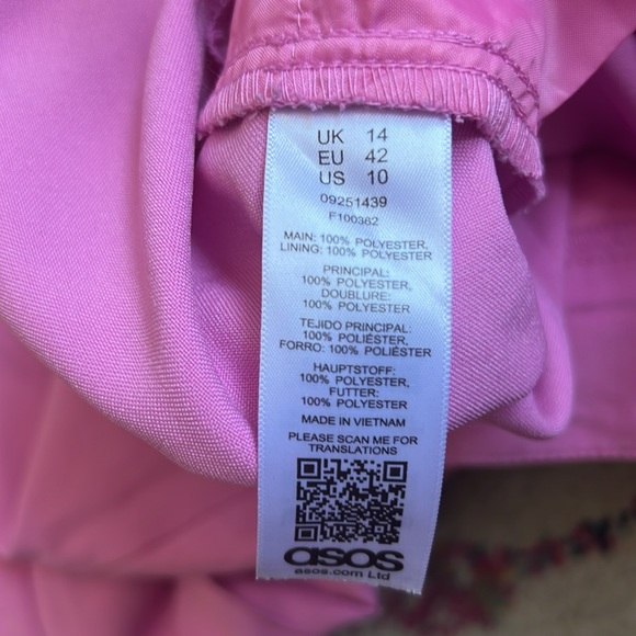 ASOS - Bright Pink Trousers - Picture 3 of 4